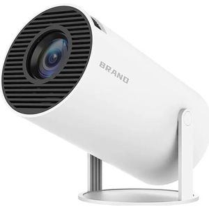 KLIKKLAK Mini beamer – Projector – Draagbaar – WiFi - HDMI – 4K HY300 – Ondersteunt Apple and Android – Streamen – Home cinema - Wit