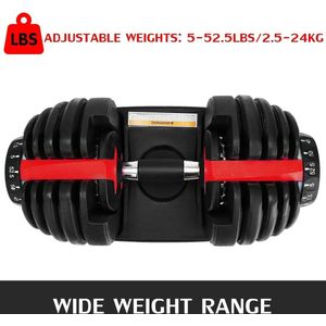 NewWave® - Dumbell Verstelbaar - Gewicht Tot 24KG - Fitness Apparatuur - Training - Halter - Gewichten Set