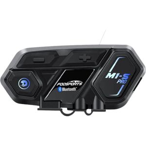 Intercom Motor Helm - Motorhelm Headset - Motor Intercom - Motor Communicatie - Bluetooth Intercom Systeem - 2 Stuks - Bluetooth 5.0 - Noise Reduction Technology - Tot 2000M. Bereik - Max 8 stuks