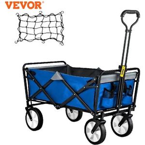 Vevor - Vouwen - Wagen Draagbare - Outdoor - Camping - Strand - Grote Capaciteit - Multifunctionele - Verstelbare - Handgreep - Voor Picknick - Bbq Trolley - Bolder Car