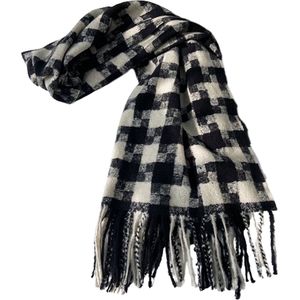 Classic Style Sjaal - Zwart - Wit