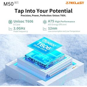 Teclast M50 Tablet Android 13 T606 6Gb Ram 128Gb Rom 10.1 ""Tabletten Pc Incell Volledig Gelamineerd Volte Dual 4G 13mp Ai Camera 450G