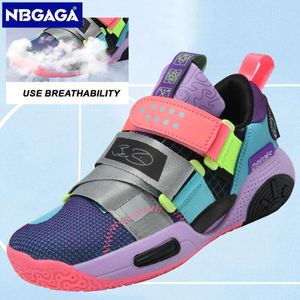 Kinder Basketbalschoenen Voor Jongens Meisjes Antislip Kids Sportschoenen Lichtgewicht Outdoor Sneakers Schoenen Schoenen