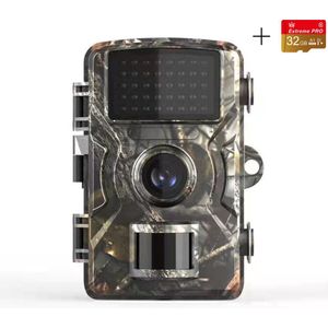 MT Products - Wildcamera - Bewakingscamera - Wildcamara met Nachtzicht - Waterdicht - Incl 32GK SD Kaart