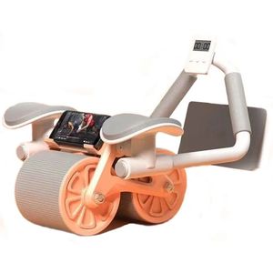 Automatische Rebound Abdominale Roller - Buiktraining - Buikroller Met Armsteun - Home Gym - Body Fitness Krachttraining
