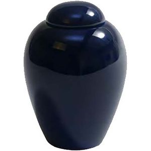 Mediumgrote Porseleinen Dieren Urn Serenity Blue (1.6 liter)