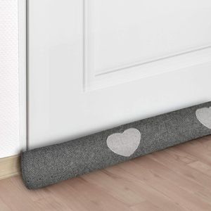 Tochtstopper 120cm Tuuli - 1kg Zware Deur Tochtrol als Windstopper voor Deuren en Ramen - Lang Tochtwering Kussen Home - Deurworst in Antraciet