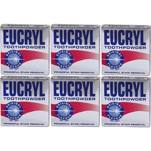 Eucryl Tandpoeder - Fresh Mint - Voordeelverpakking - 6 x 50g