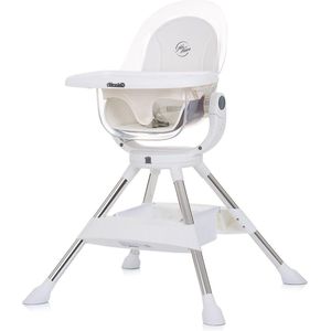 Chipolino Vision Kinderstoel - Baby eetstoel - zitting 360° draaibaar - Vanaf 6 maanden - Rugleuning verstelbaar - Ivory