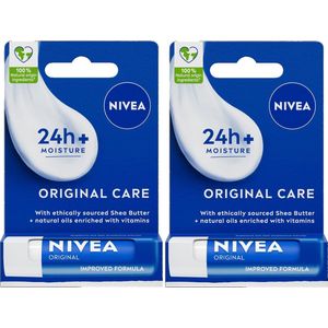 Nivea Original Care - Lipverzorging - Lippenbalsem - 2 x 5ml