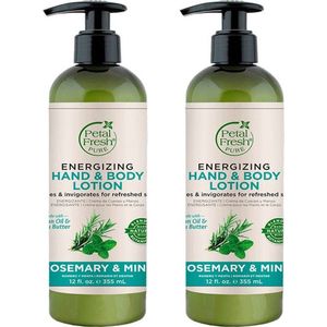 Petal Fresh - Rosemary & mint - Hand & body lotion - 2 x 355ml