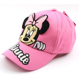 Disney Minnie Mouse - Pet - Baseball Cap - Kinderen - Verstelbaar - Roze