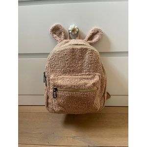 Beige - Konijn - Beer - Knuffel - Rugzak - Kinderen - Teddy - Teddystof - Verschillende kleuren - Reizen - Winkelen - Schattige Beer