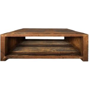 Salontafel - robuust oud hout - houten salontafel - by Mooss - breedte 120cm