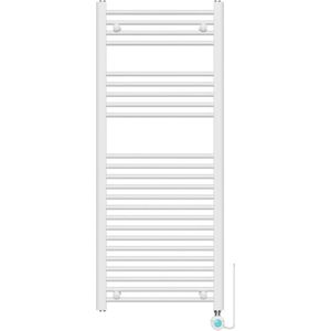 ELEKTRISCHE HANDDOEK RADIATOR MET WIFI LYDIA 120X50 CM WIT 543 WATT