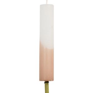 Tuinfakkel - fakkel kaars half dipped blossom - buitenkaars - Ø3,8x20 cm - fakkel 68 cm hoog - set van 2 - Rustik Lys
