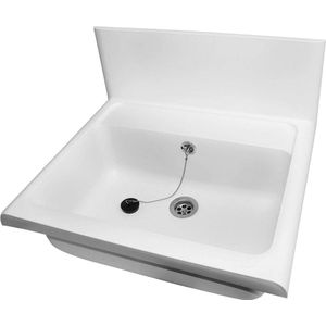 Marley gietbakken, Wastafel, Type Compact Wit