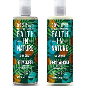 Faith in Nature - coconut - Shampoo ( 400ml) & Conditioner (400ml)