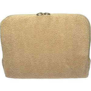 Laptophoes Teddy | 15 inch | Beige | Sleeve | Twisted Peach