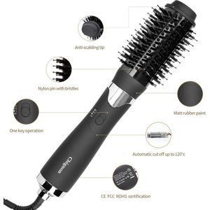 Airstyler - Warmteborstel - Haar Droger - Haar Stijler - Haar Borstel - Haar Krultang - Zwart