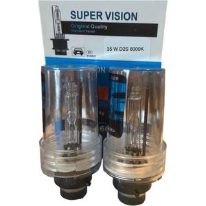 Xenon Lampen D2S 6000k- Helder wit - blauw licht / 35W / Grootlicht / Dimlicht / Lamp / Autolamp / Autolampen / Origineel Xenon D2S