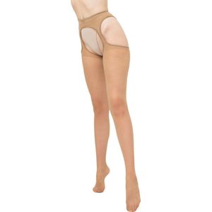 Giulia - Chic Love 20 zwarte strippanty met naad - 2 kleuren