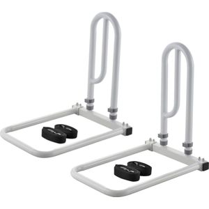 Transferbeugel SET van 2 Stuks - Bedsteun - Bedbeugel - Bedgreep - In hoogte verstelbaar - Tot 100 kg - Gemakkelijk in elkaar te zetten