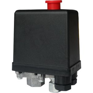 Drukschakelaar, Spanningsregeling 220V 380V 1/4in Luchtcompressor Regelklep Normaal Gesloten 90-120PSI 4 Gaten voor Vervanging Drukschakelaar, Spanningsregeling 220V 380V 1/4in Luchtcompressor Regelklep Normaal Gesloten 90-120PSI 4 Gaten voor Vervanging