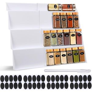 Kruidenrek voor lade - 2 stuks lade-organizer voor de keuken - 3