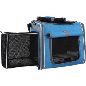 DAISTERN Hondenmand voor Fiets Voorzijde tot 10KG, Vouwbare Ademend