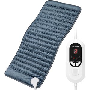 Draagbare Elektrische Verwarmde Sjaal Op Batterijen - Snel Warm In 15 Seconden, 3 Warmtestanden, Zachte Sjaal Met Ritssluiting