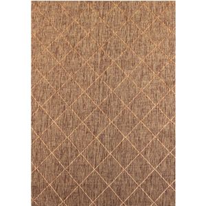 Paco Home Tapijt Vloerkleed Woonkamer Effen Eenvoudig En Modern Laagpolig, Versch. Afmetingen Kleuren, Maat:80x150 cm, Kleur:Koper