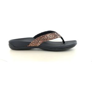 Raffas - Bella 2402 - Slipper - Glitter Bronze - Cambrelle Bovenwerk