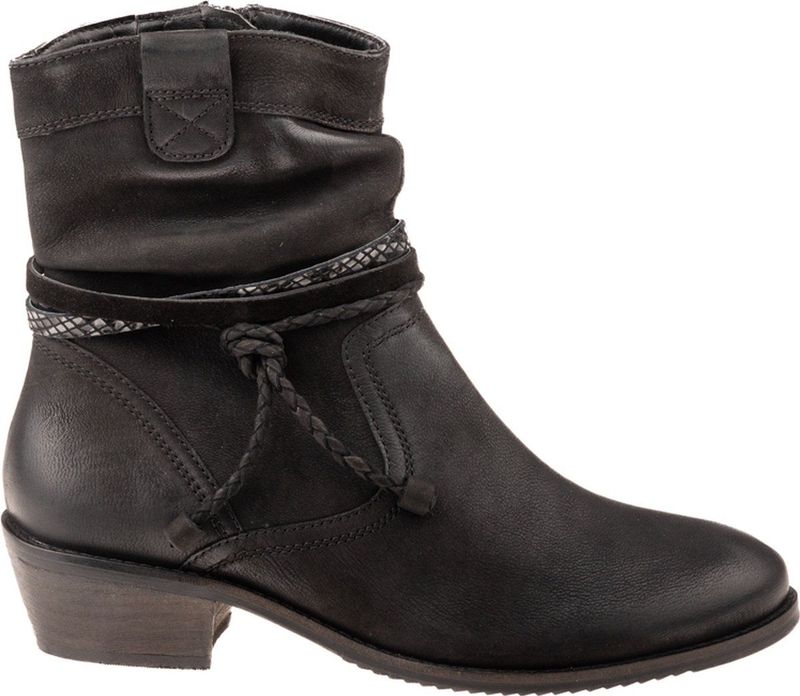 Helioform 594 001-0404 Zwart Combi K Leest extra breed-kort laarsje k leest helioform