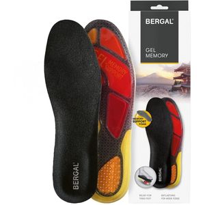 Bergal - Gel Memory - Inlegzolen - Maat 44/45 - Ondersteunend en Comfortabel