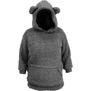 Unique Living - Hoodie kids Pippa Dark Grey -50x70cm