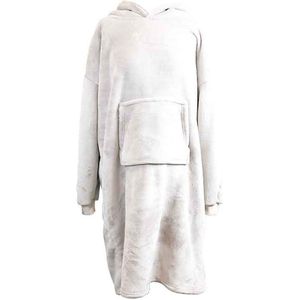 Unique Living - Hoodie Oversized Dove White -70x110cm