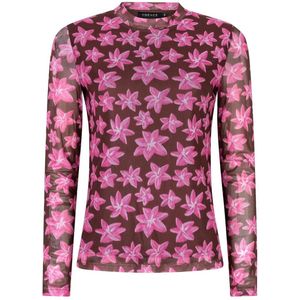 Ydence - T-shirt - Bruin - Willemijn Ws2557 - Dames