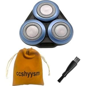 Ccshyysm Reservekop compatibel met Philips elektrisch scheerapparaat serie 6000, S6015, S6550, S6630, S6670, S6680, S6840, scheerkoppen accessoires