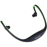 BS19 leven Sweatproof Stereo draadloze sport Bluetooth oordopjes koptelefoon In-ear Headphone Headset met Hands Free Call  voor slimme telefoons & iPad & Laptop & Notebook & MP3 of andere Bluetooth Audio Devices(Green)