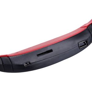 BS19C leven waterdichte Stereo draadloze sport Bluetooth In-ear Headphone Headset met Micro SD kaart sleuf & handsfree  voor slimme telefoons & iPad of andere Bluetooth Audio Devices(Red)