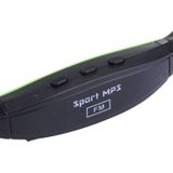 SH-W1FM leven waterdichte Sweatproof Stereo draadloze sport oordopjes koptelefoon In-ear Headphone Headset met Micro SD-kaart  voor slimme telefoons & iPad & Laptop & Notebook & MP3 of andere Audio-apparaten  maximale SD Card Storage: 8GB(Green)