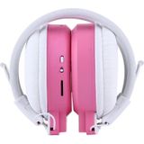 SH-S1 vouwen Stereo HiFi Wireless Sports Headphone Headset met LCD-scherm aan Display Track informatie & SD / TF kaart  voor slimme telefoons & iPad & Laptop & Notebook & MP3 of andere Audio Devices(Pink)