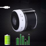Mini Draagbare Bluetooth Stereo luidspreker  met ingebouwde MIC & RGB LED  ondersteuning voor Hands-free gesprekken & TF kaart & AUX IN  Bluetooth afstand: 10m(Black)