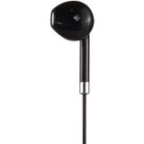 Zwarte draad lichaam 3 5 mm In-Ear oortelefoon met lijn controle & Mic  voor iPhone  Galaxy  Huawei  Xiaomi  LG  HTC en andere slimme Phones(Silver)