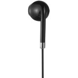 Zwarte draad lichaam 3 5 mm In-Ear oortelefoon met lijn controle & Mic  voor iPhone  Galaxy  Huawei  Xiaomi  LG  HTC en andere slimme Phones(Silver)