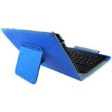 Universele Bluetooth toetsenbord met leder hoes & houder voor Ainol / PiPO / Ramos 9 7 inch/10.1 inch Tablet PC(Blue)