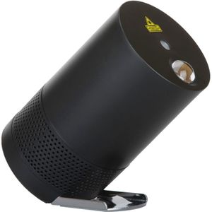Blinblin grote 1 6W USB Portable RGB Laser Projector Bluetooth Stereo geluid Speaker(Black) opladen
