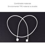 Draadloze Bluetooth koptelefoon anti-verloren riem siliconen Unisex hoofdtelefoon anti-verloren lijn voor Apple AirPods  lengte kabel: 60cm(Magenta)