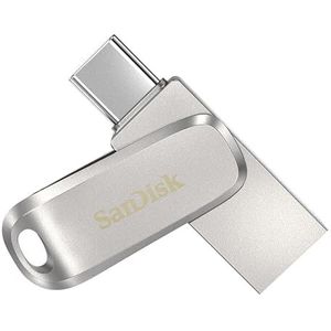 SanDisk - Ultra Dual Drive Luxe - USB Type-C - 512 GB - Zilver